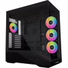 Корпус для ПК Lian Li V100R case with pre-installed four 120mm RGB PWM fan, Black (G99.V100RX.01) - Image 1
