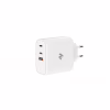 Зарядное устройство 2E USB-C Wall Charger GaN 65W, white (2E-WC3USB65W-W) - Image 1