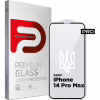 Скло захисне Armorstandart Pro 3D LE Apple iPhone 14 Pro Max Black (ARM65656) - Image 1