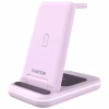 Зарядний пристрій Canyon WS-304 Foldable 3in1 Wireless charger Iced Pink (CNS-WCS304IP) - Image 1
