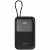 Батарея універсальна Canyon 10000mAh OnPower 101 PD/22.5W built-in cable Black (CNS-CPB101BK) - Image 1