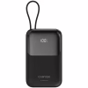 Батарея универсальная Canyon 10000mAh OnPower 101 PD/22.5W built-in cable Black (CNS-CPB101BK) - Image 1