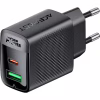 Зарядний пристрій Acefast 2xUSB 30W (USB-C+USB-A) Gan A98 Black (6974316283263) - Image 1