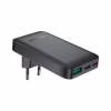 Зарядний пристрій Acefast 3xUSB 65W (2xUSB-C+USB-A) Gan A100 Fast Charger Ultra thin black (6974316283492) - Image 1