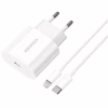 Зарядное устройство Essager USB-C PD20W + cable USB-C to Lightning white (EFJB02-XBL02-T) - Image 1