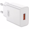 Зарядний пристрій XO USB-A QC18W White (L127.white) - Image 1