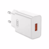 Зарядний пристрій XO USB-A QC18W White (L127.white) - Image 1