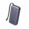 Батарея универсальная Ugreen 20000mAh 45W with Built-in Cable (PB536 55988B) - Image 1