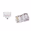 Конектор RJ45 cat.5e UTP 8P8C (наскрізні отв., позолоч. конт.) 100 шт Cablexpert (LC-PTU-01/100) - Image 1