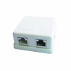 Комп'ютерна розетка Cablexpert RJ45x2 FTP, cat.5e (NCAC-HS-SMB2) - Image 1