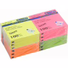 Бумага для заметок Buromax with adhesive layer 76х76мм, 100sheets, NEON colors (BM.2312-98) - Image 1