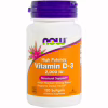 Витамин Now Foods Витамин D-3 2000IU, 120 желатиновых капсул (NOW-00367) - Image 1