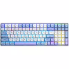 Клавіатура Aula S100pro RGB KRGD Red Switch Wireless/Bluetooth/Type-C UA White/Blue (6948391205762) - Image 1