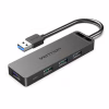 Концентратор Vention USB 3.0 to 4xUSB 3.0 Hub With Power Supply 0.15m black (CHLBB) - Image 1