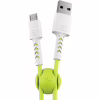 Дата кабель USB 2.0 AM to Micro 5P 1.0m Soft white/lime Pixus (4897058531176) - Image 1