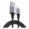 Дата кабель USB 2.0 AM to Lightning 2.0m US199 2.4A Black Ugreen (60158) - Image 1