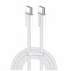 Дата кабель USB-C to USB-C 2.0m (braided cotton) (PD Fast Charging 60W) 3.0А grey ColorWay (CW-CBPDCC068-GR) - Image 1