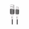 Дата кабель USB 2.0 AM to USB-C 1.0m 3A silicone BX79 black BOROFONE (6974443384789) - Image 1