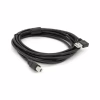 Кабель для принтера USB 2.0 AM/BM 3.0m 90° corner black Ritar (YT-AM/BM90°-3.0B) - Image 1