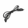 Кабель питания C7 0.8m 0.5mm2 black Voltronic (PC-184CEE7/16-C7-CCA-1,0) - Image 1