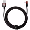 Дата кабель USB 2.0 AM to Lightning 2.0m 2.4A 90° corner black/red Baseus (CAVP000120) - Image 1