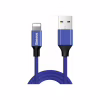 Дата кабель USB 2.0 AM to Lightning 1.8m navy blue Baseus (CALYW-A13) - Image 1