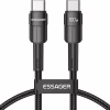Дата кабель USB-C to USB-C 1.0m 100W black Essager (EXCTT1-XC01) - Image 1