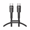 Дата кабель USB-C to USB-C 1.0m 100W black Essager (EXCTT1-XC01) - Image 1