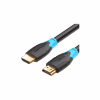 Кабель мультимедійний HDMI M to HDMI M 0.75m V2.0 4K60Hz black Vention (AACBE) - Image 1