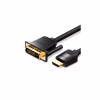 Кабель мультимедійний HDMI M to DVI M 1.0m 4K60Hz black Vention (ABFBF) - Image 1