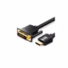 Кабель мультимедійний HDMI M to DVI M 1.0m 4K60Hz black Vention (ABFBF) - Image 1