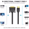 Кабель мультимедійний HDMI M to DVI M 2.0m 4K60Hz black Vention (ABFBH) - Image 1