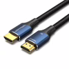 Кабель мультимедійний HDMI M to HDMI M 1.5m 8K60Hz cotton braided blue Vention (ALGLG) - Image 1