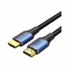 Кабель мультимедійний HDMI M to HDMI M 3.0m 8K60Hz cotton braided blue Vention (ALGLI) - Image 1