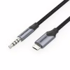 Кабель мультимедійний Micro 5P M to 3.5mm M 1.0m (4pin) black Vention (BDGBF) - Image 1