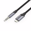 Кабель мультимедийный Micro 5P M to 3.5mm M 1.0m (4pin) black Vention (BDGBF) - Image 1