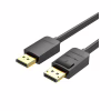 Кабель мультимедийный DisplayPort M to DisplayPort M 1.5m 4K60Hz black Vention (HACBG) - Image 1