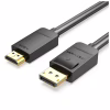 Кабель мультимедійний DisplayPort M to HDMI M 1.5m 1080p60Hz black Vention (HADBG) - Image 1