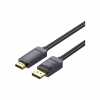 Кабель мультимедійний DisplayPort M to HDMI M 2.0m 4K30Hz black Vention (HAGBH) - Image 1