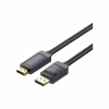 Кабель мультимедийный DisplayPort M to HDMI M 2.0m 4K30Hz black Vention (HAGBH) - Image 1