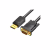 Кабель мультимедийный DisplayPort M to VGA M 1.5m 1080p60Hz black Vention (HBLBG) - Image 1