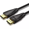 Кабель мультимедійний DisplayPort M to DisplayPort M 2.0m 8K60Hz black Vention (HCCBH) - Image 1