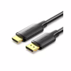 Кабель мультимедійний DisplayPort M to HDMI M 1.8m 4K40Hz black Vention (HFOBAC) - Image 1