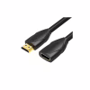 Кабель мультимедійний HDMI M to HDMI F 0.5m 4K60Hz black Vention (VAA-B06-B050) - Image 1