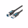 Кабель для принтера USB 3.0 AM/BM 1.5m black Vention (COOBG) - Image 1
