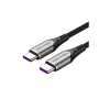 Дата кабель USB-C to USB-C 2.0m 5A aluminum gray Vention (TAEHH) - Image 1
