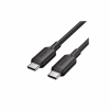 Дата кабель USB-C to USB-C 1.0m 3A black Vention (TRCBF) - Image 1