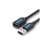 Дата кабель USB 2.0 AM/AF 0.5m black Vention (CBIBD) - Image 1
