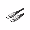 Дата кабель USB-C to USB-C 2.0m aluminum gray Vention (TADHH) - Image 1