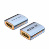 Перехідник HDMI F to HDMI F 8K Aluminum black Vention (AIUH0) - Image 1